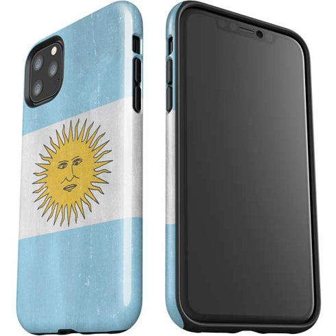 Argentina Flag Distressed iPhone 11 Pro Max Impact Case